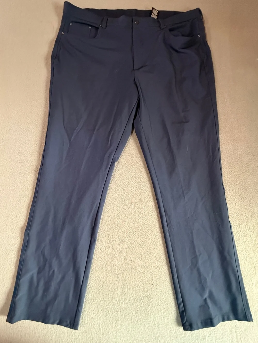 Greg Norman Collection Navy Chinos - Straight Leg